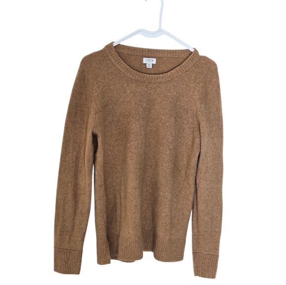 J. Crew Womens  Cotton-Wool Crewneck Teddie Sweater Size M - Picture 1 of 6